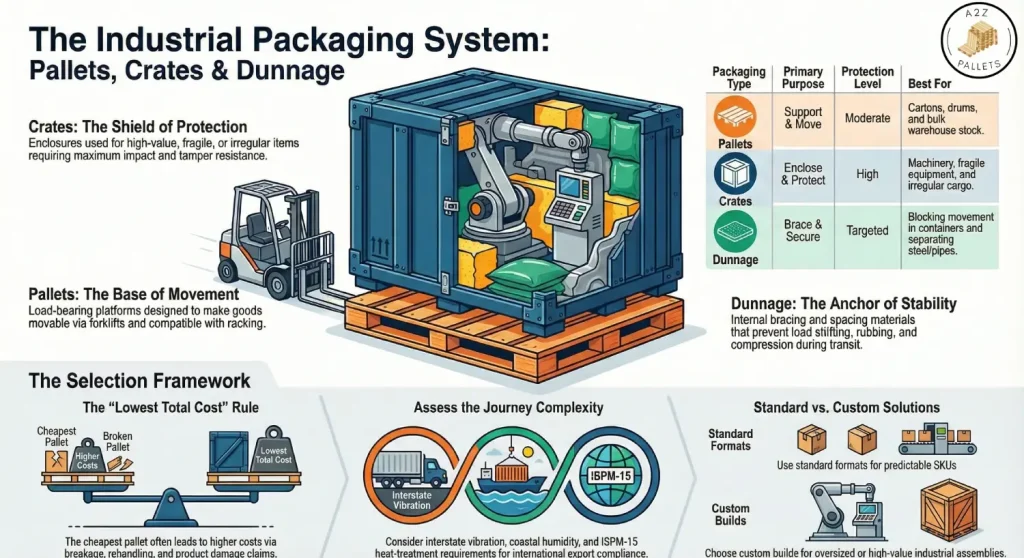 Industrial Packaging System – Pallets Crates Dunnage AU