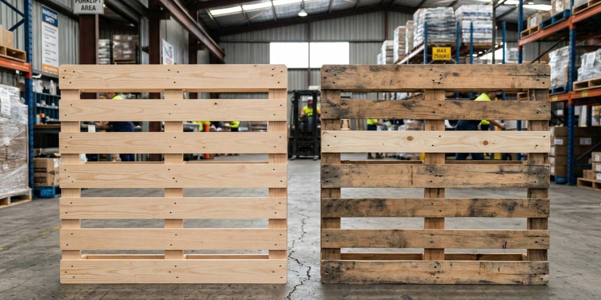 Refurbished Pallets vs New pallets australia