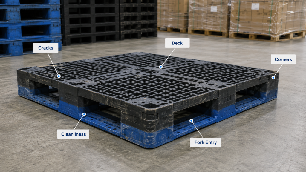 What to Check Before Buying Used Plastic Pallets